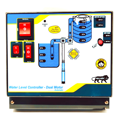 Water Level Controller With Dual Motor