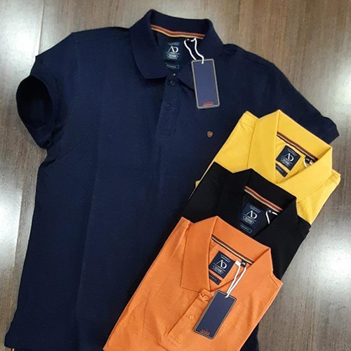 Mens Plain Polo T-Shirt