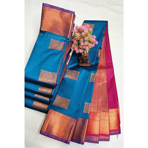 Designer Apoorva Silk Saree - Color: Multi Colour