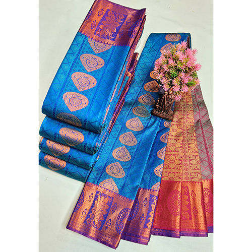 Traditional Apoorva Silk Saree - Color: Multi Colour