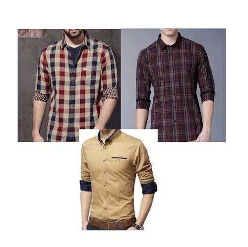 Men Shirt - Color: Multicolour