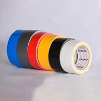 Book Binding Tape - Pe Laminated Cloth, 50m Length X 50mm Width, Grey, Black, Blue, Red, Purple, Pink, Yellow, Brown, Green | Single Side Rubber Adhesive, Moisture Resistant, Excellent Tensile Strength, Smooth Tear