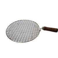 1097 Papad Roaster (round) - Color: Silver