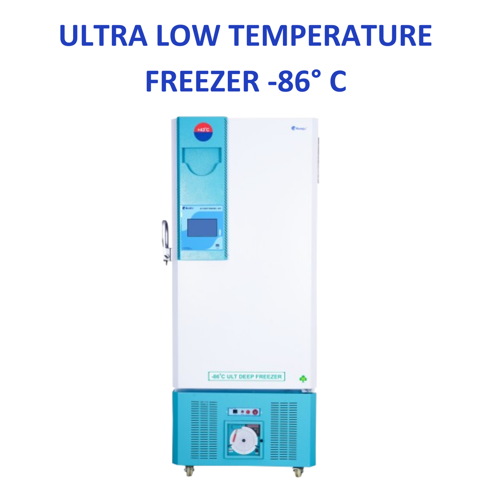 MDFU-1 -50 Degree Celsius Ultra Low Temperature Freezer | Stainless Steel, Different Sizes Available, Advanced Temperature Control for Hospitals
