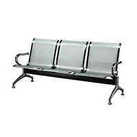 Mhc-01 Ss Hospital Three Seater Chair - Color: Silver