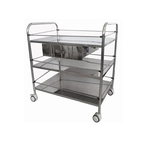 Mhtr-01 Hospital Trolley - Color: Silver