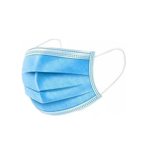 25224 Three Layer Face Mask - Color: Blue