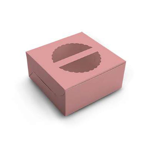 Paper Cake Box - Color: Pink