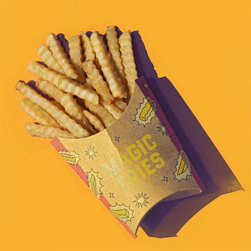 Fries Box - Finishing: Matte Lamination