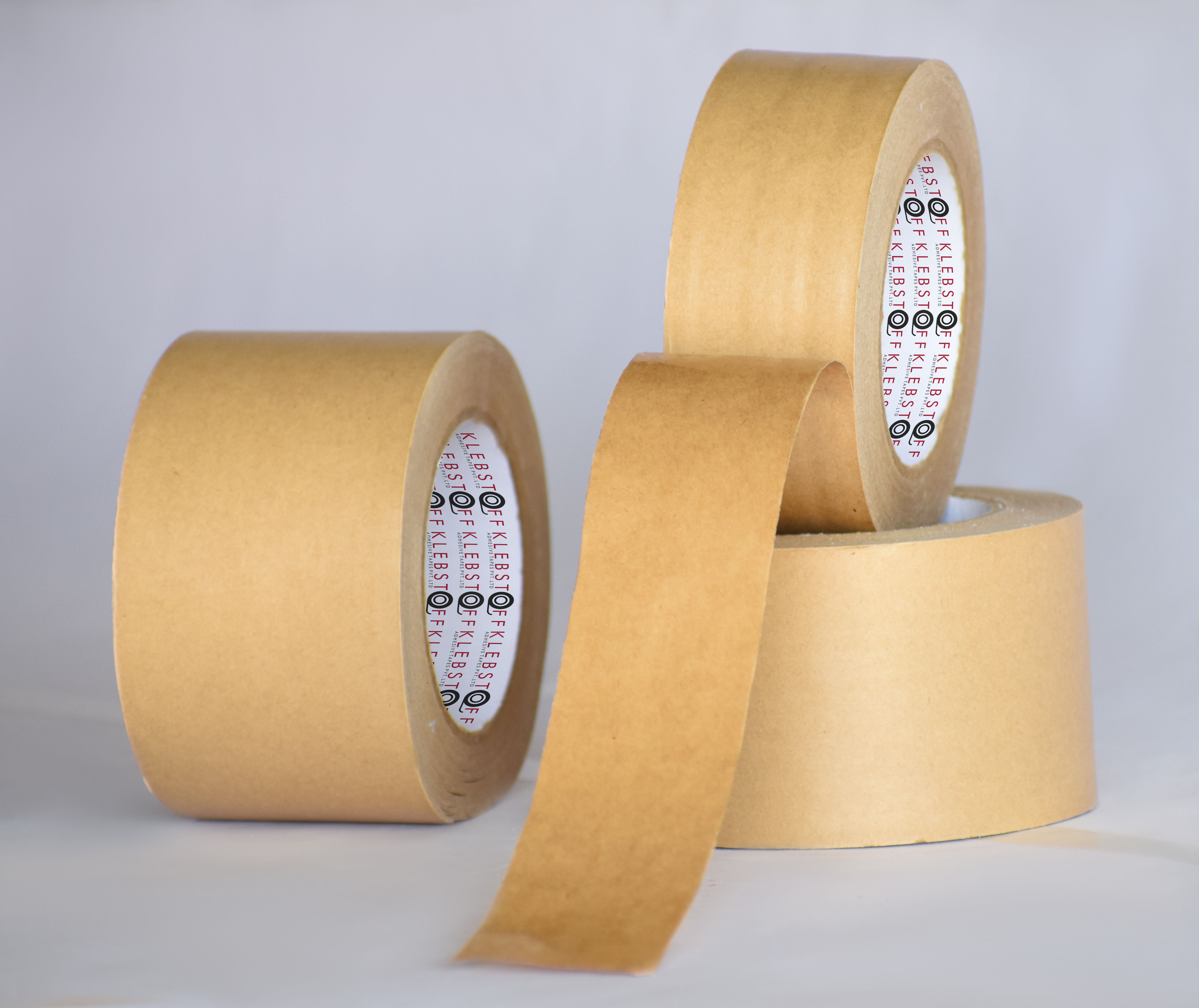 Water Activated Kraft Paper Tape - Color: Brown & White