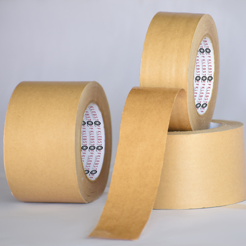 Water Activated Craft Paper Tape - Color: Brown & White