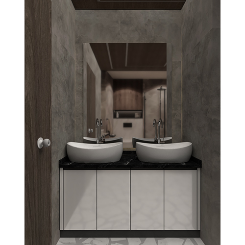 Double Basin Modular Vanity - Installation Type: Wall Mounted