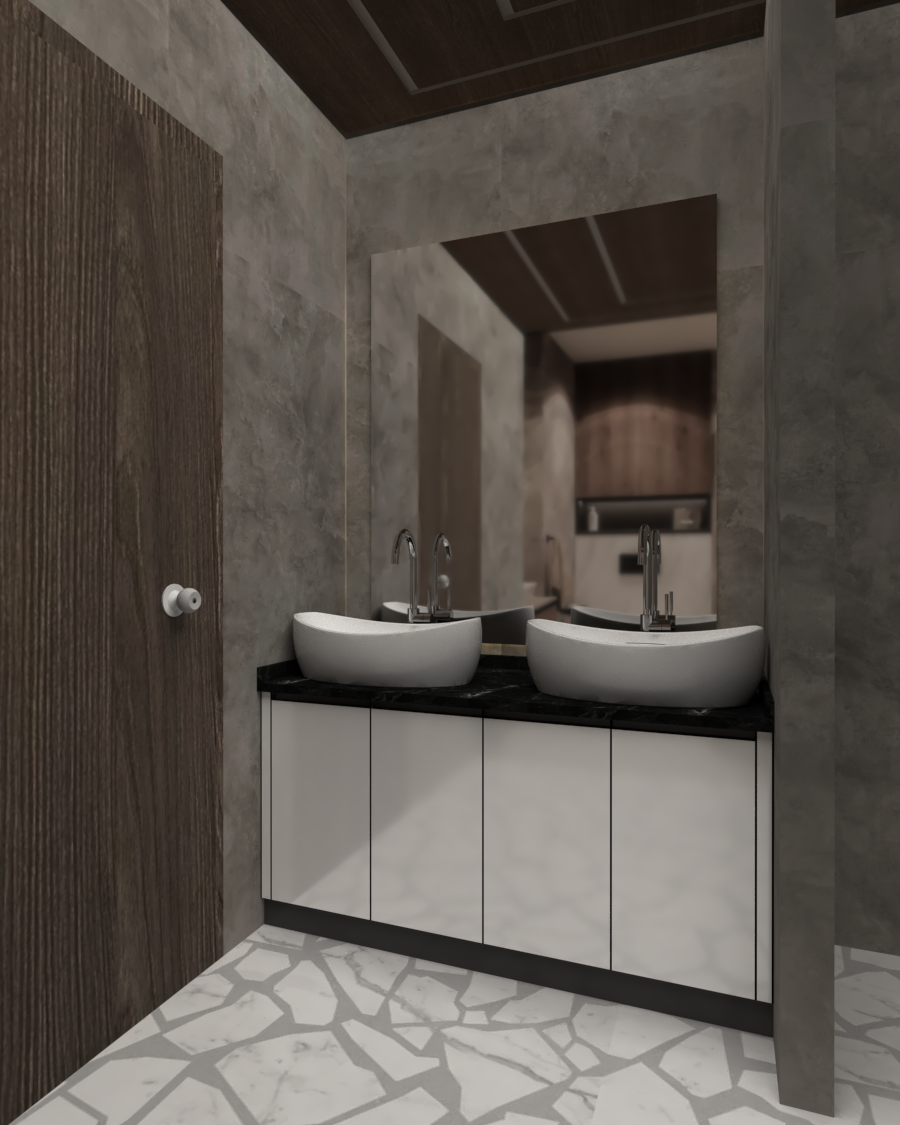 Double Basin Modular Vanity - Design: Mordarn