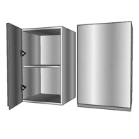 Stainless Steel Modular Kitchen Cabinets Designs - Height: 30 Inch (in)