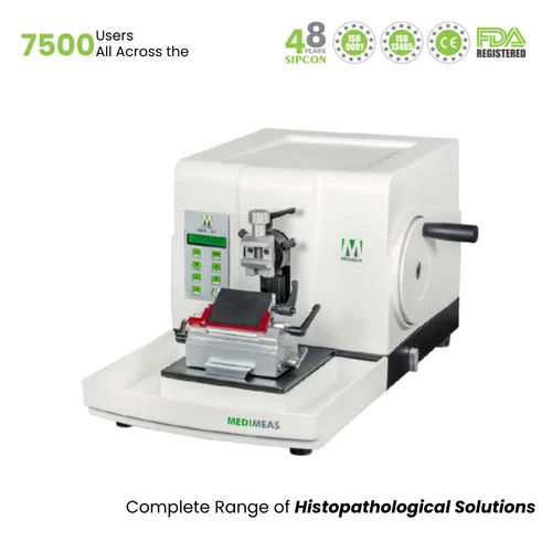 Semi Automatic Microtome - Color: White