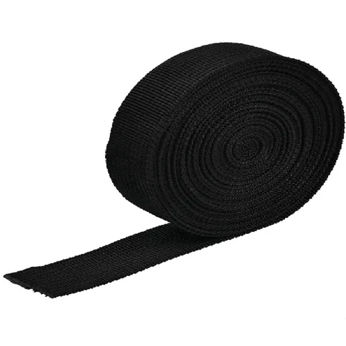 20 mm Black Nylon Webbing