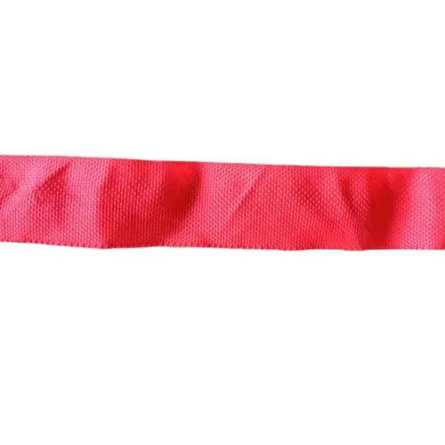 0.75 Inch Red Nylon Webbing - Application: For Making Tent Adjusters