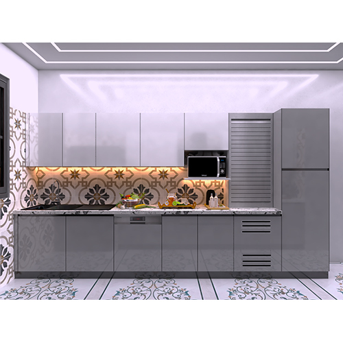 Parallel Shape Stainless Steel Modular Kitchen - Dimension (L*W*H): 2 Foot (Ft)