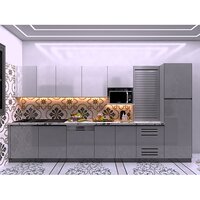 Parallel Shape Stainless Steel Modular Kitchen