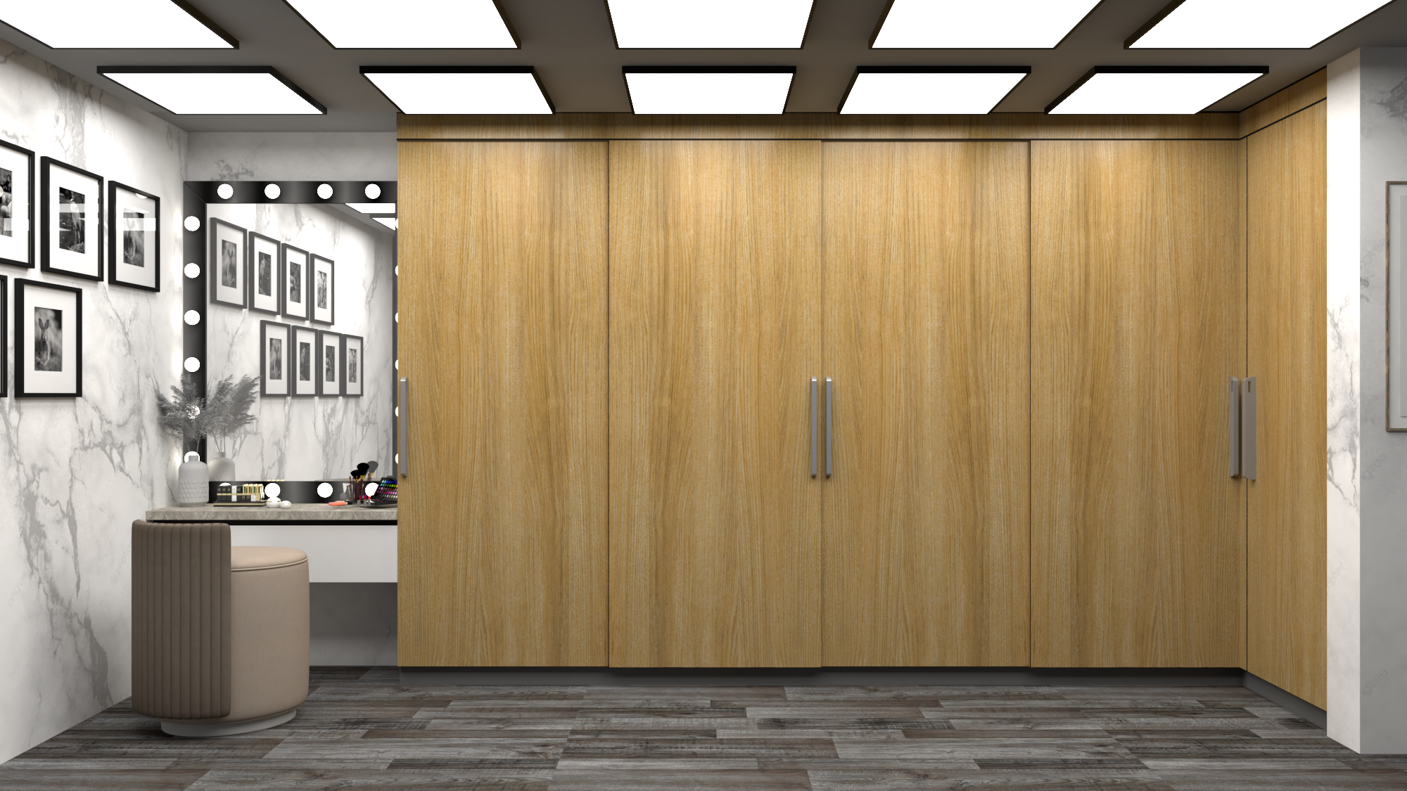 Brown Modular Wardrobe - Brand Name: Jindal Steel