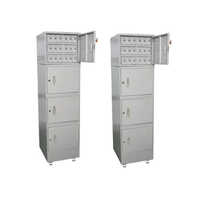 Slide Storage Cabinet - Color: Silver