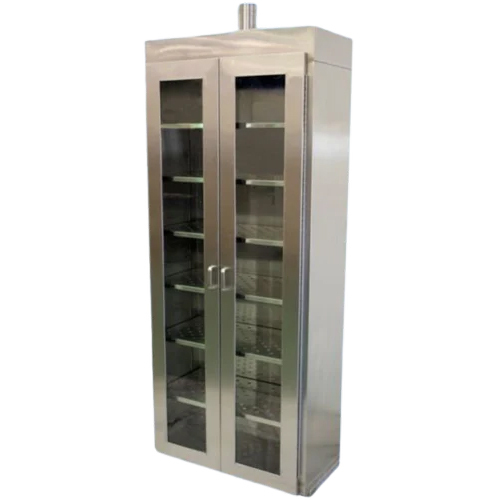 Formalin Specimen Storage Cabinet - Color: Silver