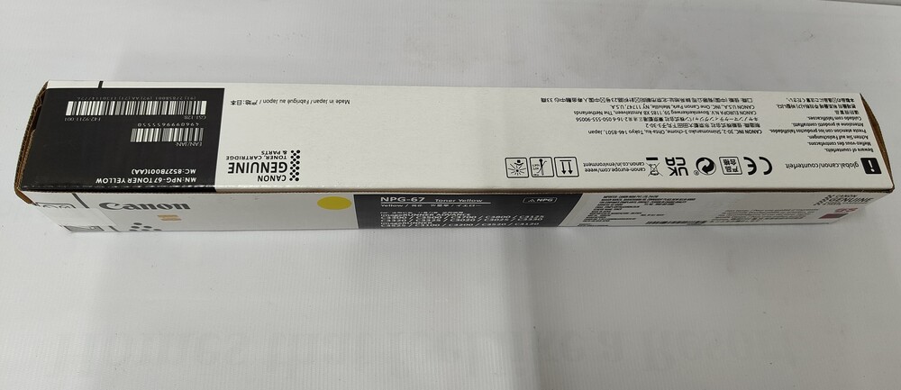 Canon Npg 67 Yellow Original Toner Cartridge at 7965.00 INR in