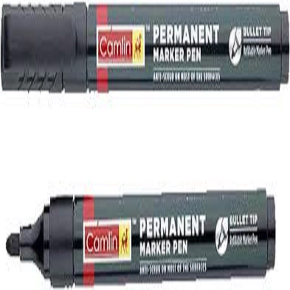 Camlin Permanent Bold Point Type Marker Pen - Color: Black