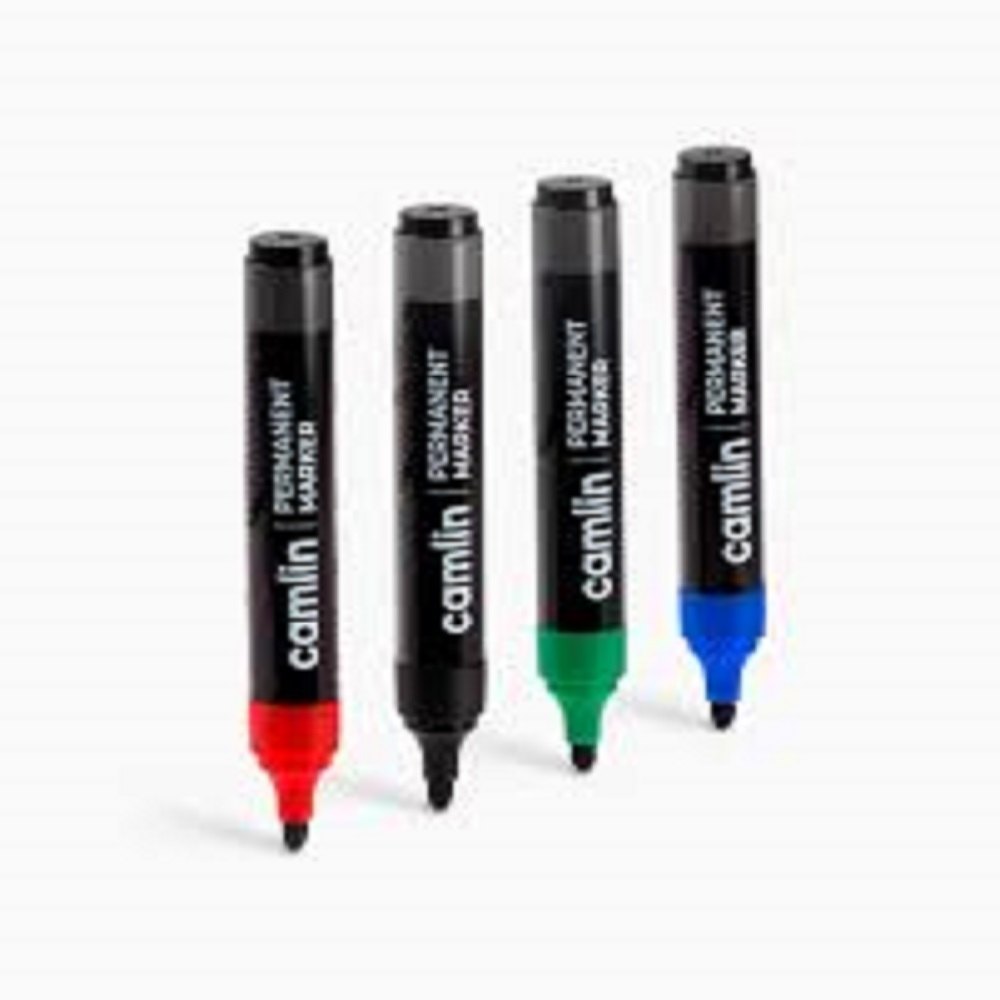 Camlin Permanent Bold Point Type Marker Pen - Color: Black