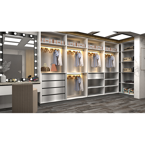 Galvanized Steel Modular Wardrobe - Color: Customizable