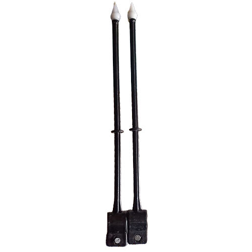 High Quality Plastic Flag Stick - Color: Black