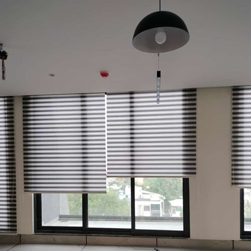 Window Roller Blind - Color: Black