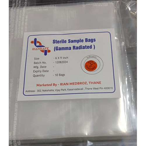 6X9 Inch Sterile Sample Bag