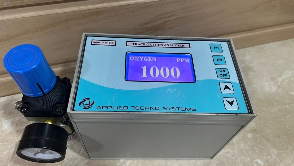 Ppm Oxygen Gas Analyzer - Color: Grey