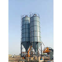 Fly Ash Silo - Steel Material, Standard Size | 220-240 Volt Industrial Usage