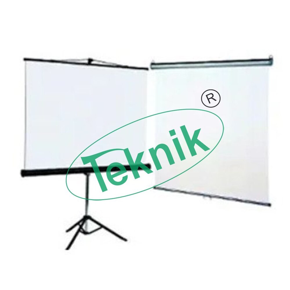 Projector Screen - 94" Diagonal, Matte White Surface, 1.1 Gain, 160â° Viewing Angle, Flame Retardant, Washable, Mildew Resistant