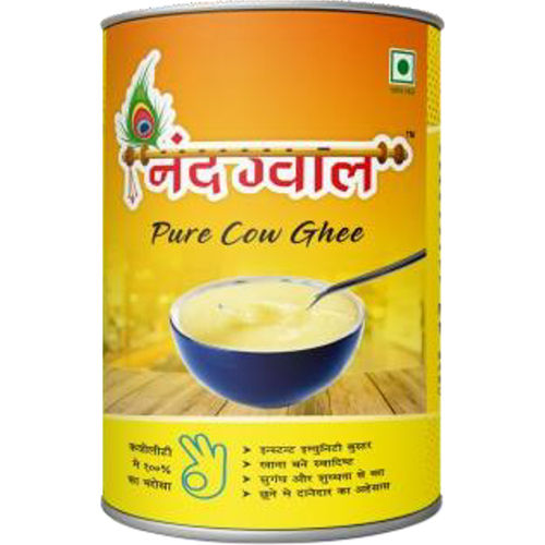 Pure Cow Ghee - Vacuum Pack, Original Flavor, Raw Milk, Yellow Color, Available Sizes: 100ML to 15KG, Ideal for Adults and Children, 9-Month Shelf Life