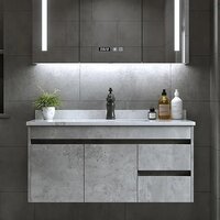 Stainless Steel Bathroom Vanity - Installation Type: Wall Mounted