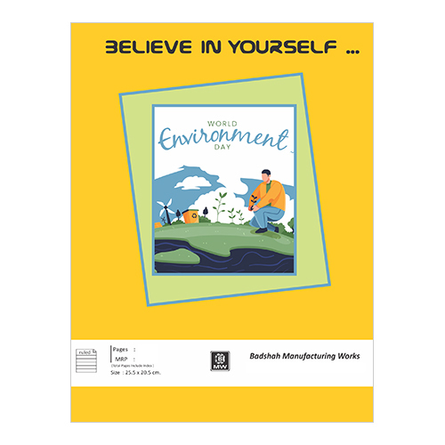 Mini A4 Premium 152 Page Practical - Paper Material, 20.5 X 25.7cm Dimensions, Whiteback Cover, Perfect & Centre Stitching Binding, Standard Rectangle Shape, Ideal For School & College Use