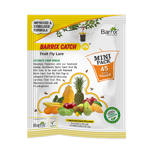 Mini Fruit Fly Lure - Durable Plastic Manual Trap | Attracts Bad Bugs, Bees & Flies for Effective Pest Control in Agriculture