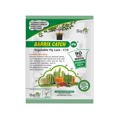 C10 Vegetable Fly Lure - High-Quality Plastic Trap , Manual Operation for Bad Bugs, Bees, and Flies in Agricultural Spaces