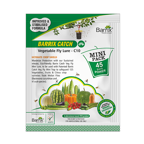 Mini C10 Vegetable Fly Lure - Material: Plastic