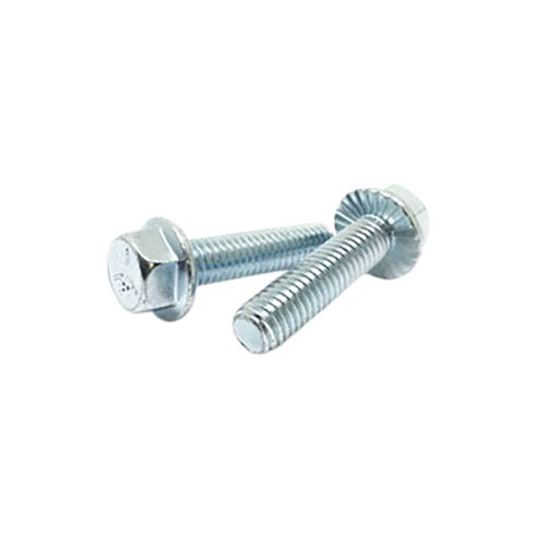 Alloy Steel Flange Bolt - Color: Silver