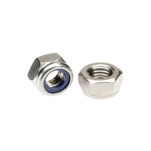 Steel Nylock Nut - Color: Silver