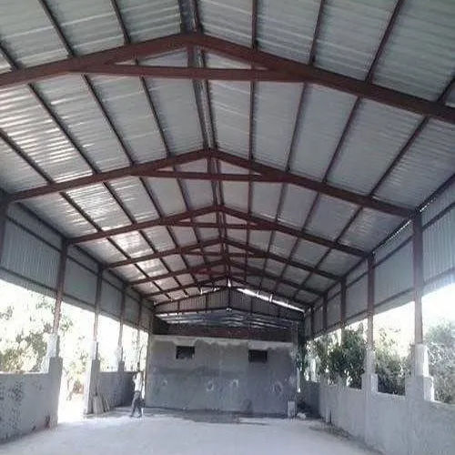 20 Feet Prefab Factory Roofing Shed - Color: Silver