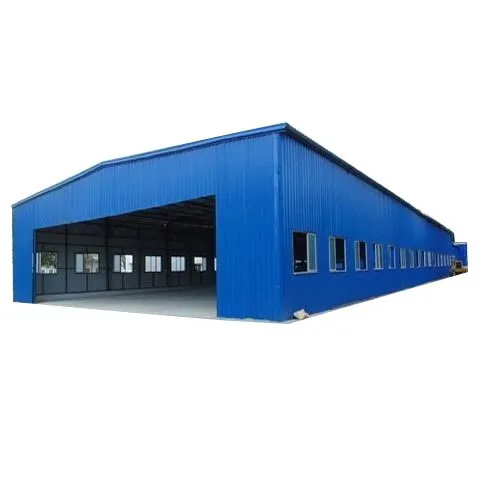 25 Feet Mild Steel Warehouse - Color: Blue