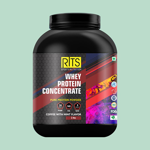 Whey Protein Concentrate - 1 Kilogram Powder | Coffee Infused With Refreshing Mint Flavor, Promotes Healthy Muscle Growth and Repair