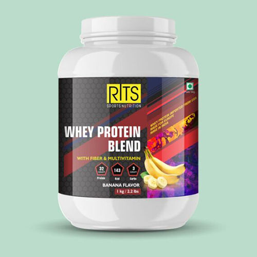 Whey Protein Blend With Fiber And Multivitamin Banana Flavor - Dosage Form: Powder