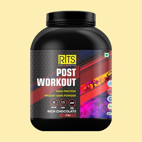 Post Workout High Protein Weight Gain Rich Chocolate Flavor Powder - Best Before: Up To 24 Months