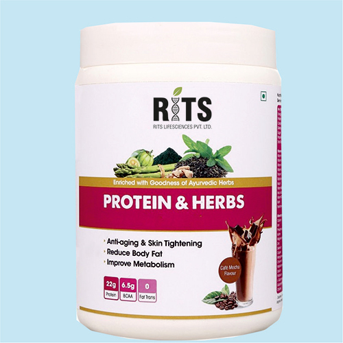 Protein With Herbs Anti Aging And Skin Tightening Powder - Best Before: Up To 24 Months